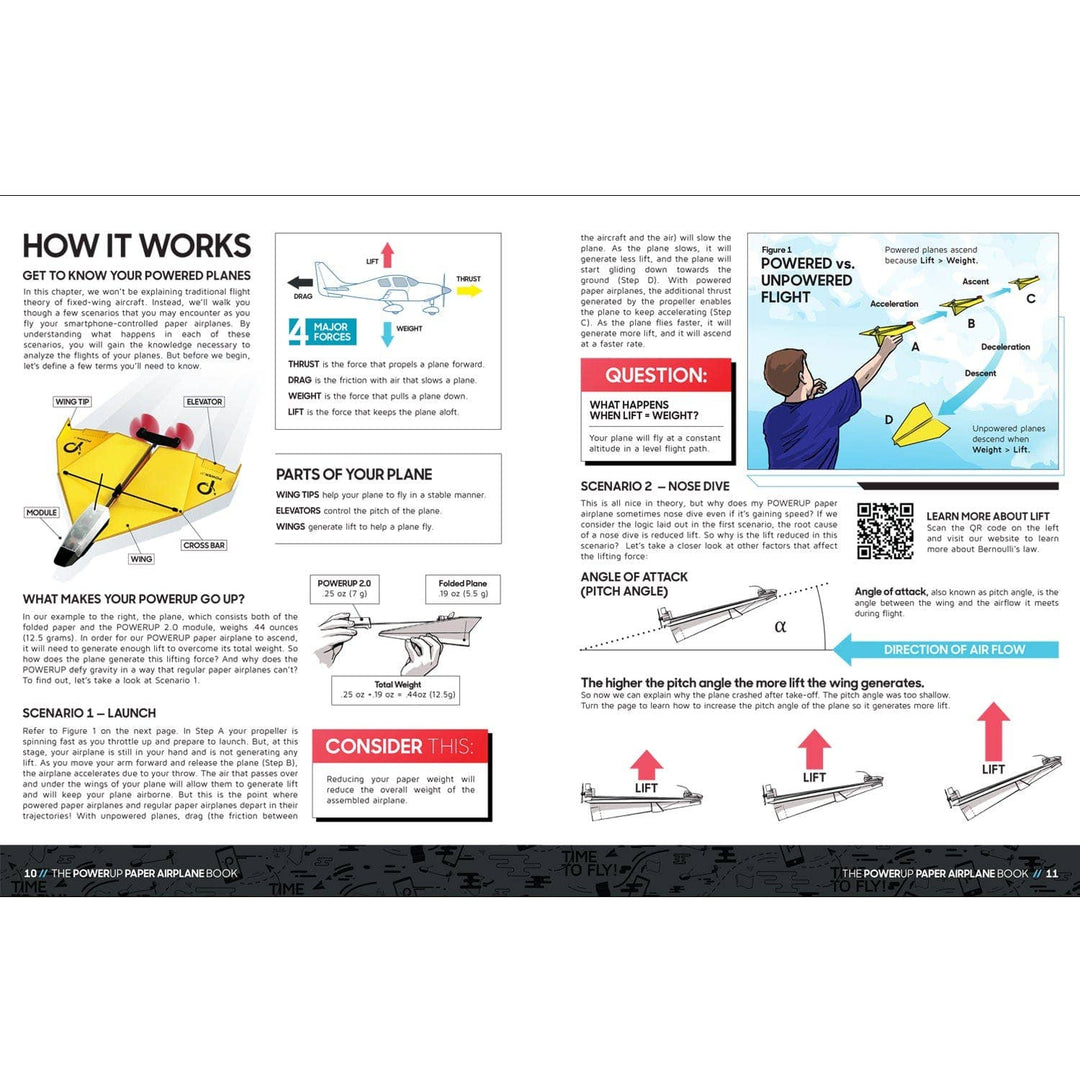 PowerUp Toys - POWERUP Paper Airplane Book