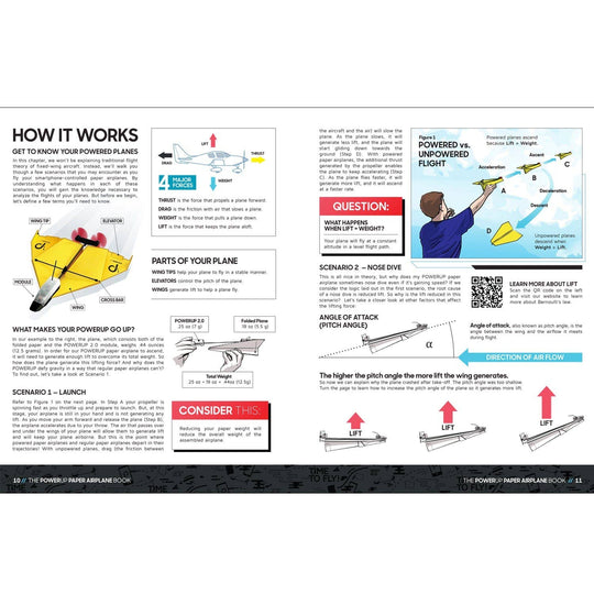 PowerUp Toys - POWERUP Paper Airplane Book