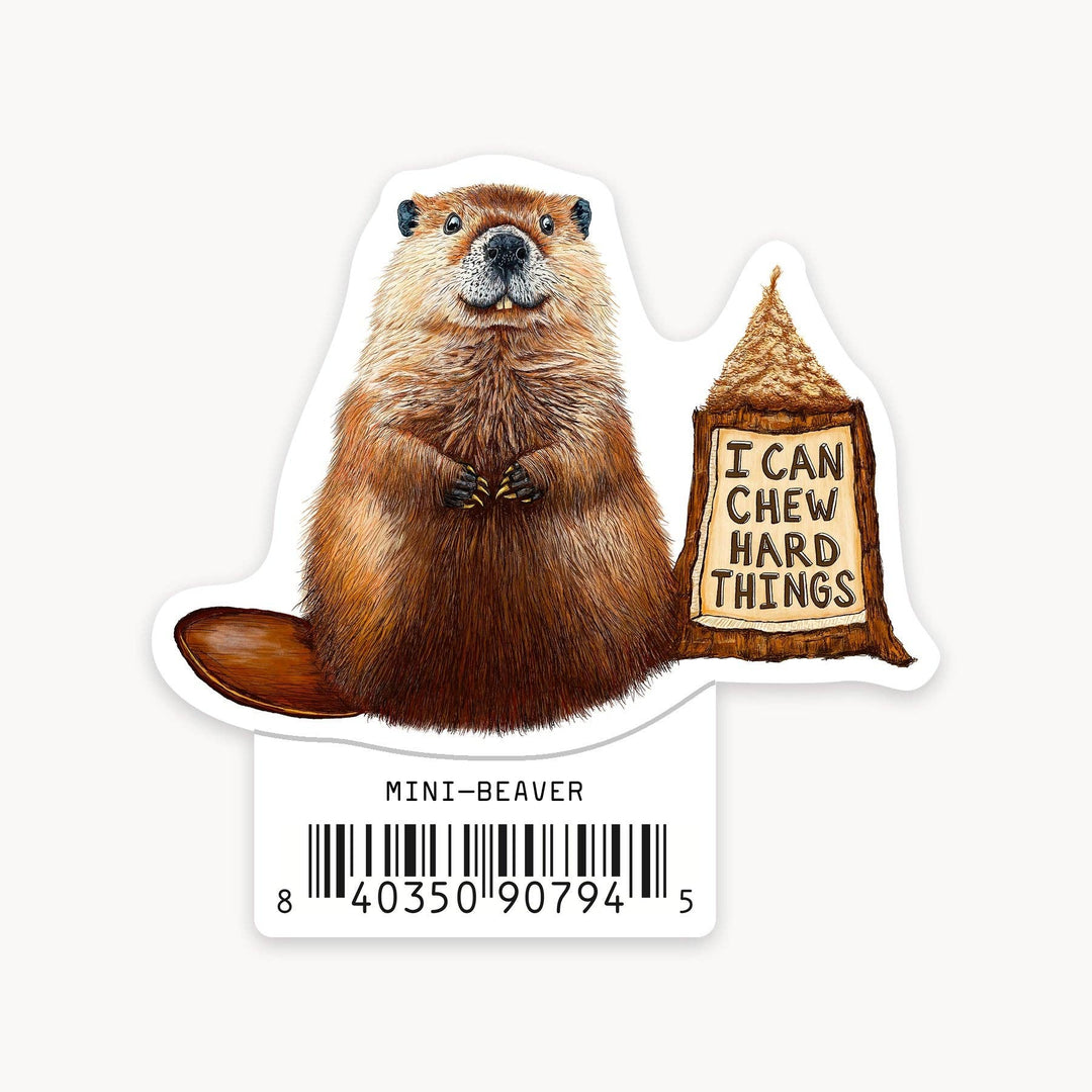 Beaver - Mini Sticker