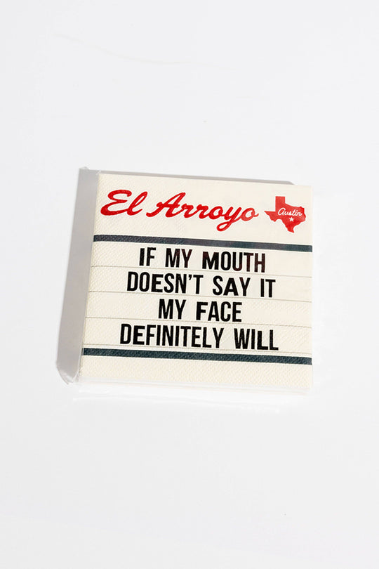 My Face Cocktail Napkins