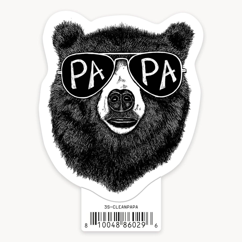 Clean Papa - 3" Art Sticker