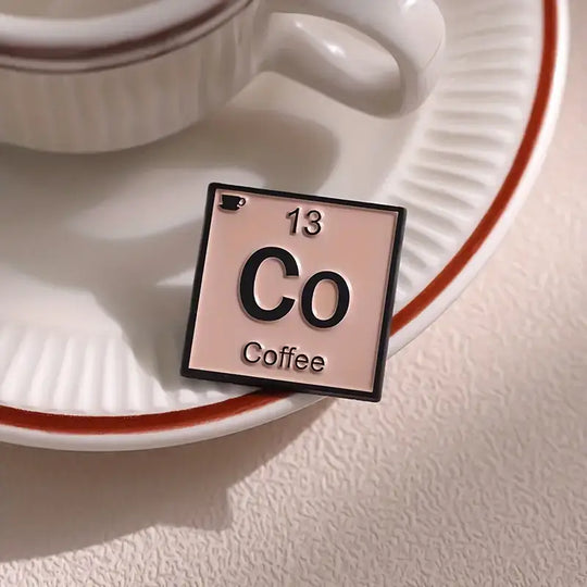 Coffee Enamel Lapel Pin