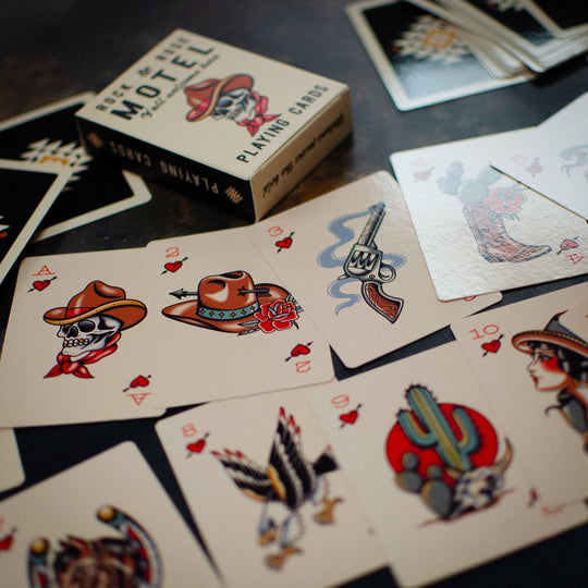 Rock And Rose Motel Playing Cards
