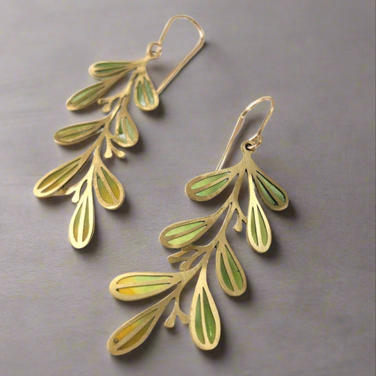 Camellia Leaves Earrings