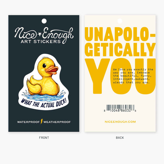 Duck - 3" Art Sticker