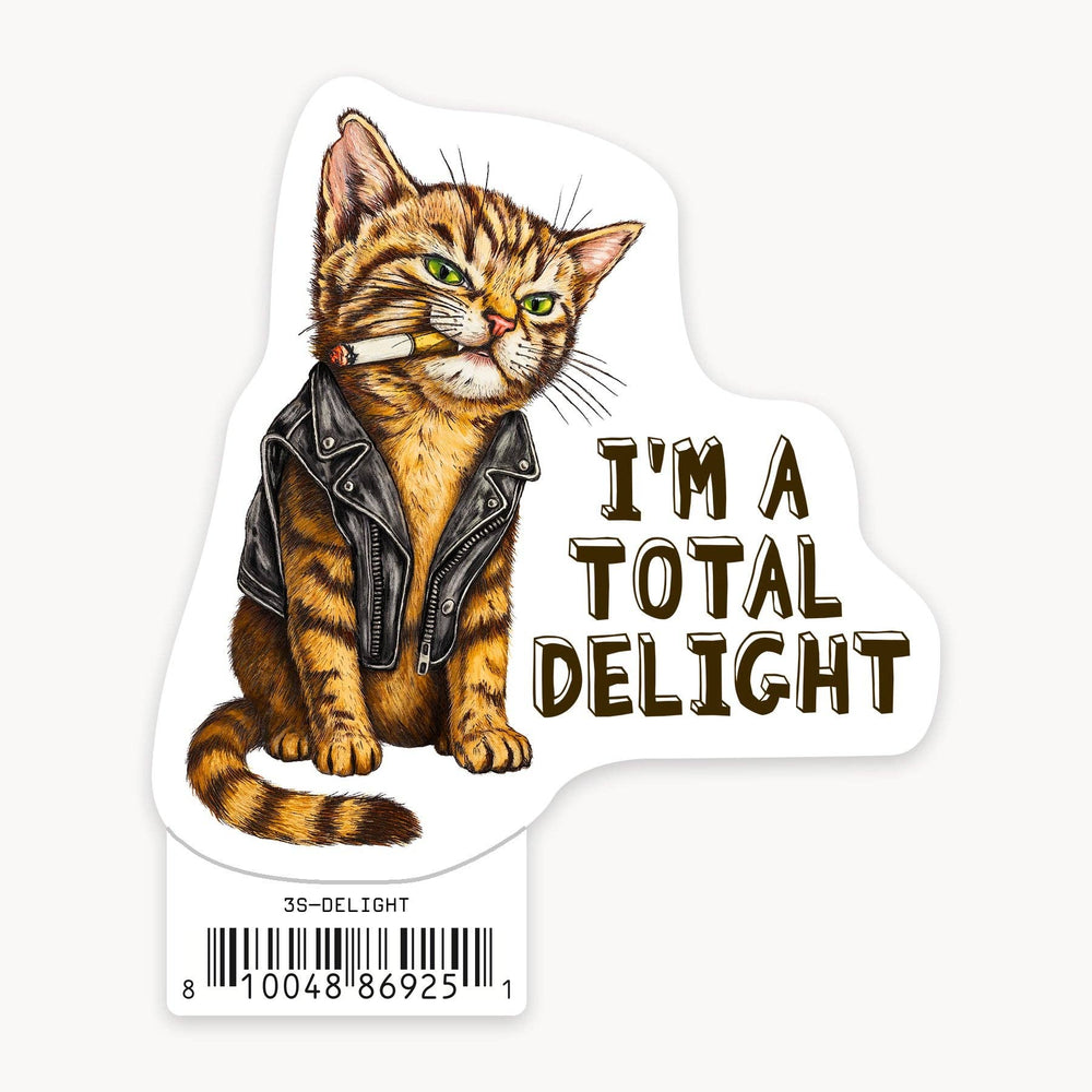 Delight - 3" Art Sticker