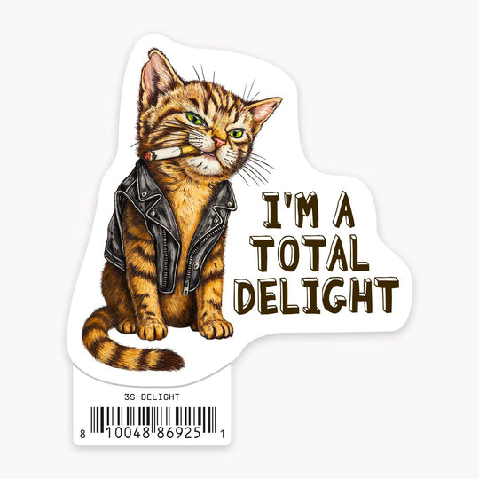 Delight - 3" Art Sticker