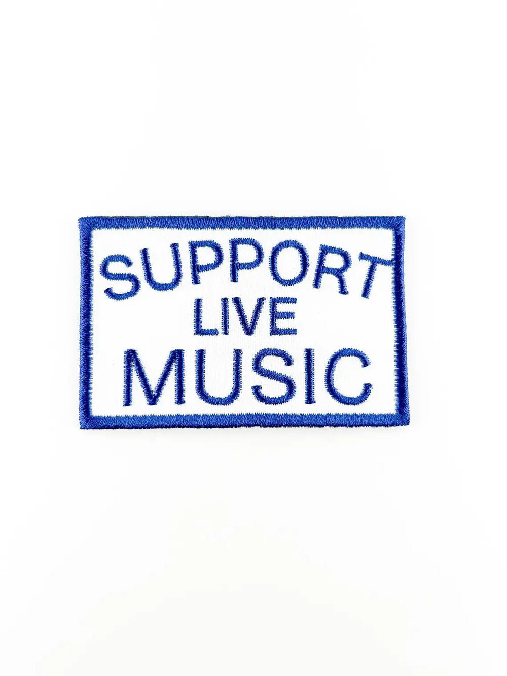 Field Trip Threads - Support Live Music Embroidered Iron On Patch, Trucker Hat