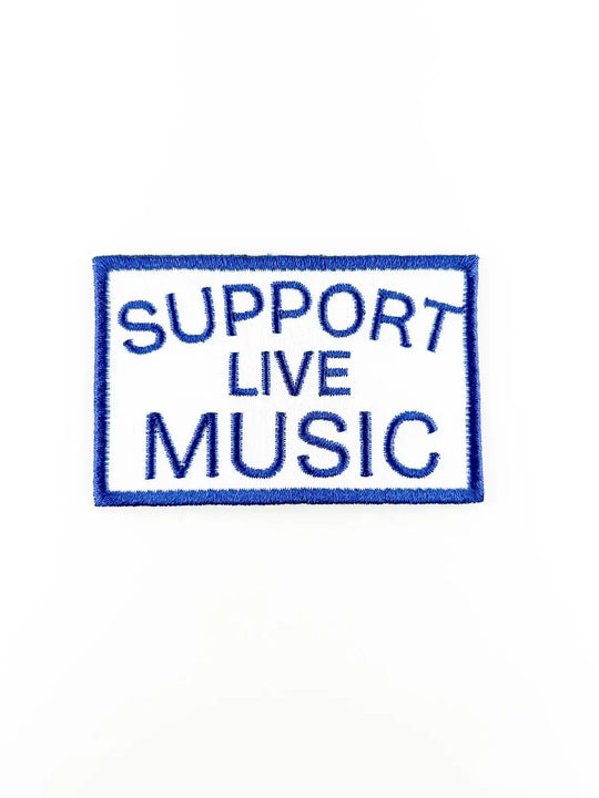 Field Trip Threads - Support Live Music Embroidered Iron On Patch, Trucker Hat