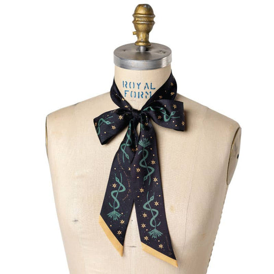 Silk Twilly Scarf - “Saddle Up and Lasso the Stars”