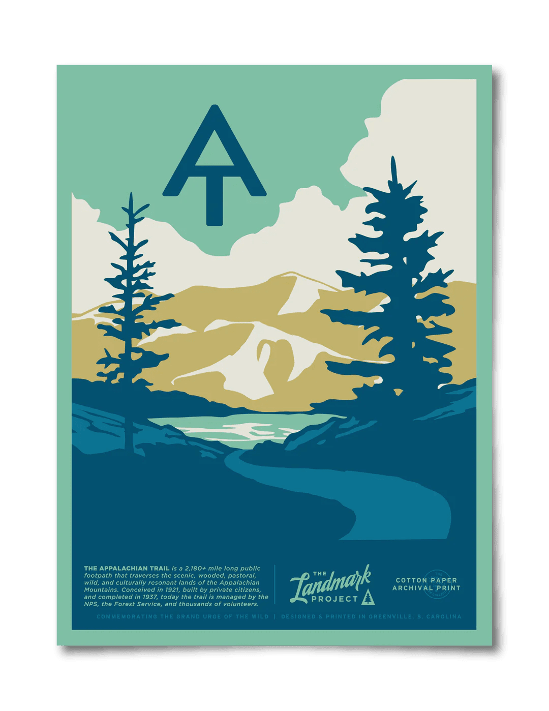 Appalachian Trail Poster - Davidson Provision Co.