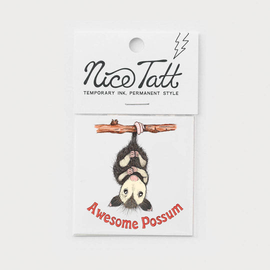 Awesome Possum - Temporary Tattoo - Davidson Provision Co.