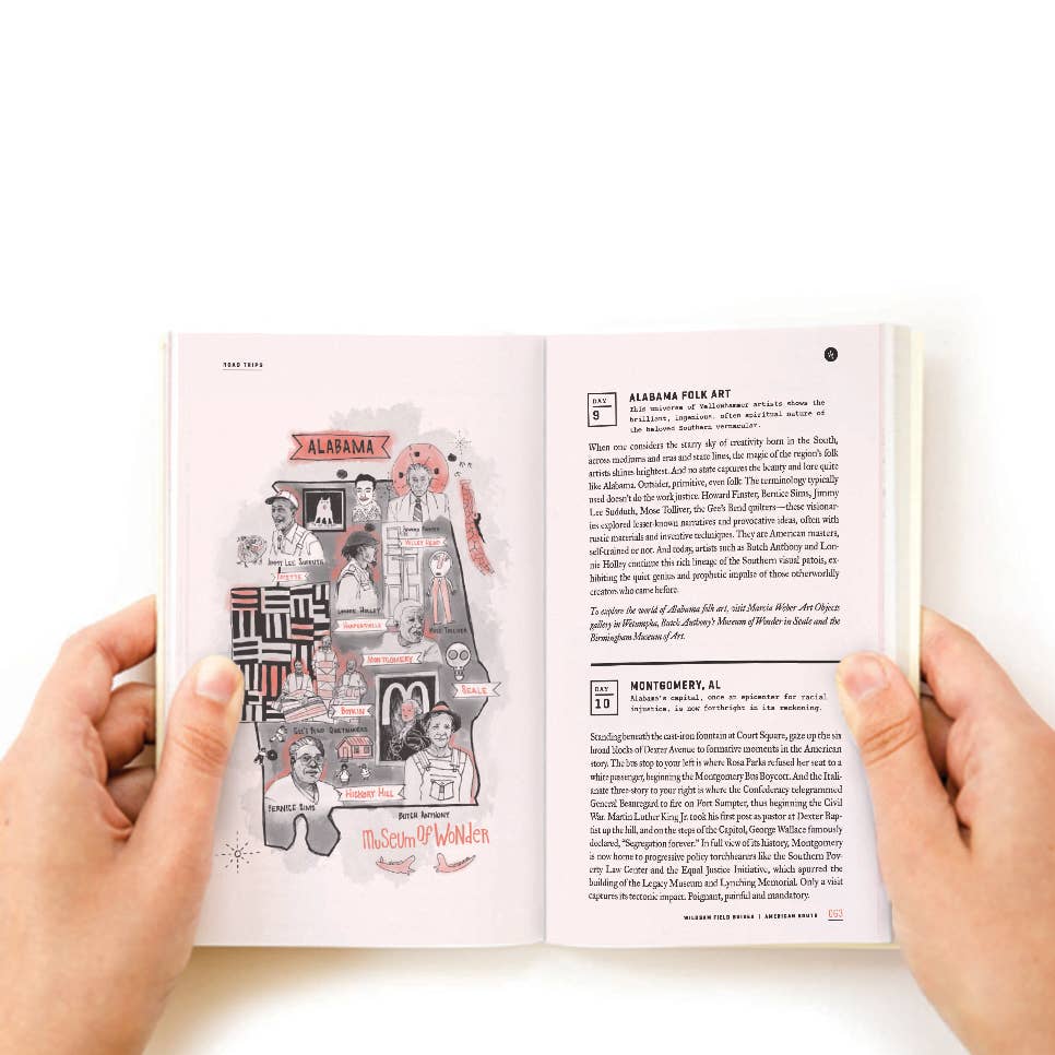 American South Road Trip Guide Book