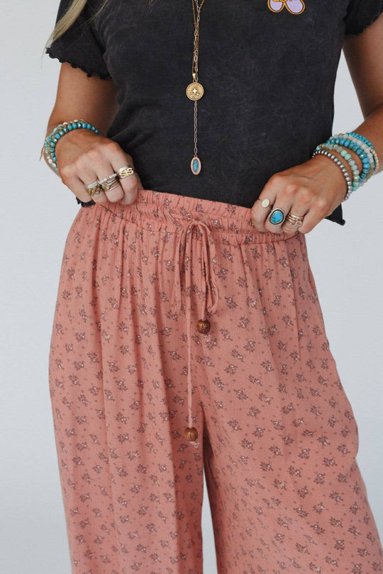 Emberlyn Wide Leg Cinched Pants