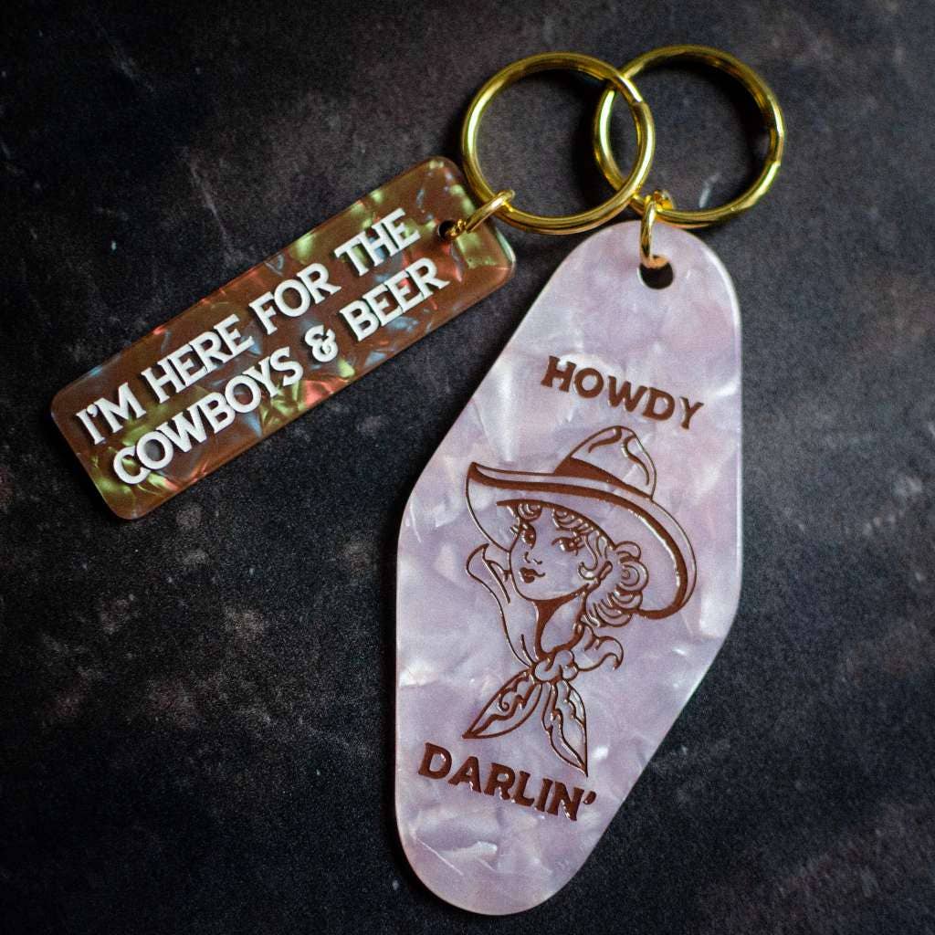 Howdy Darlin' Motel Keychain