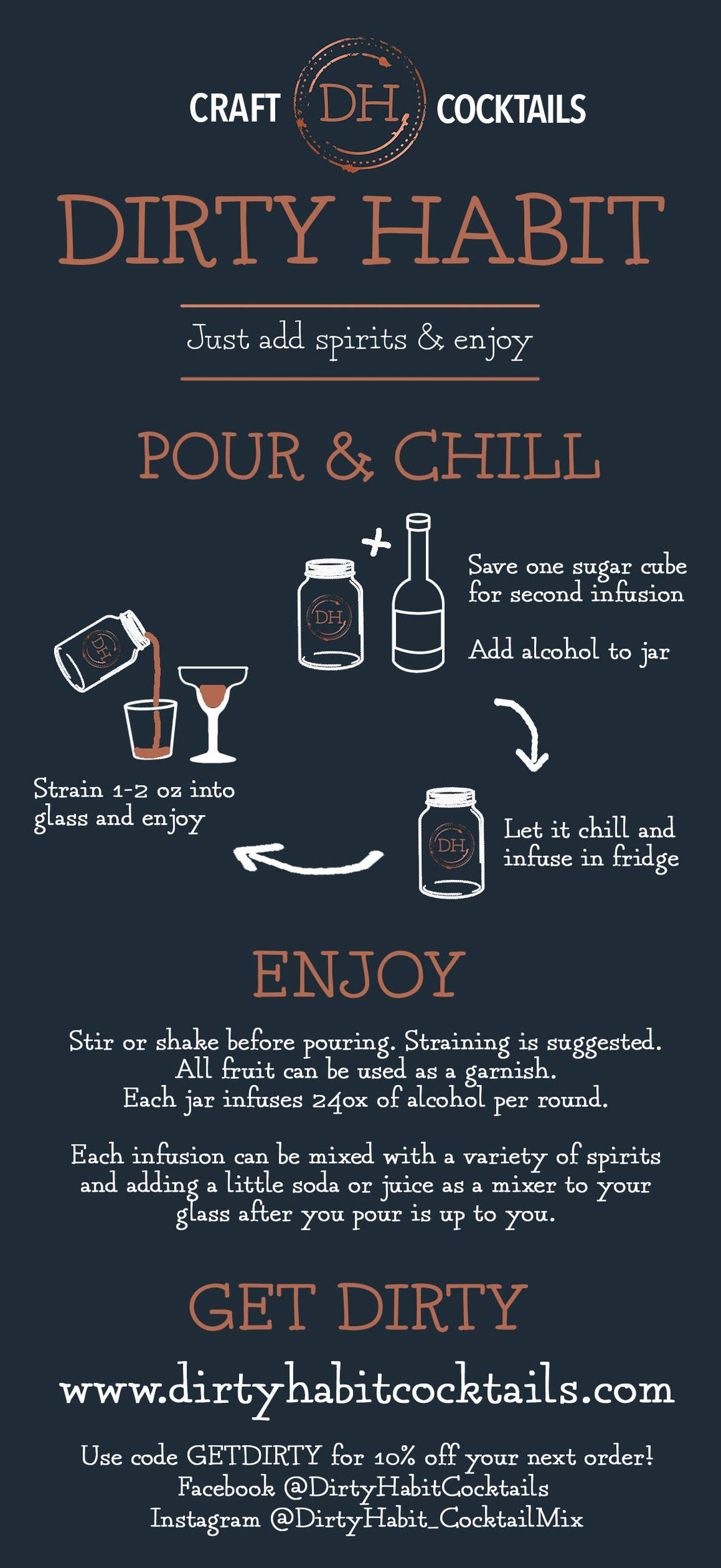 Dirty Habit Cocktails - Good Old Fashioned Buzz