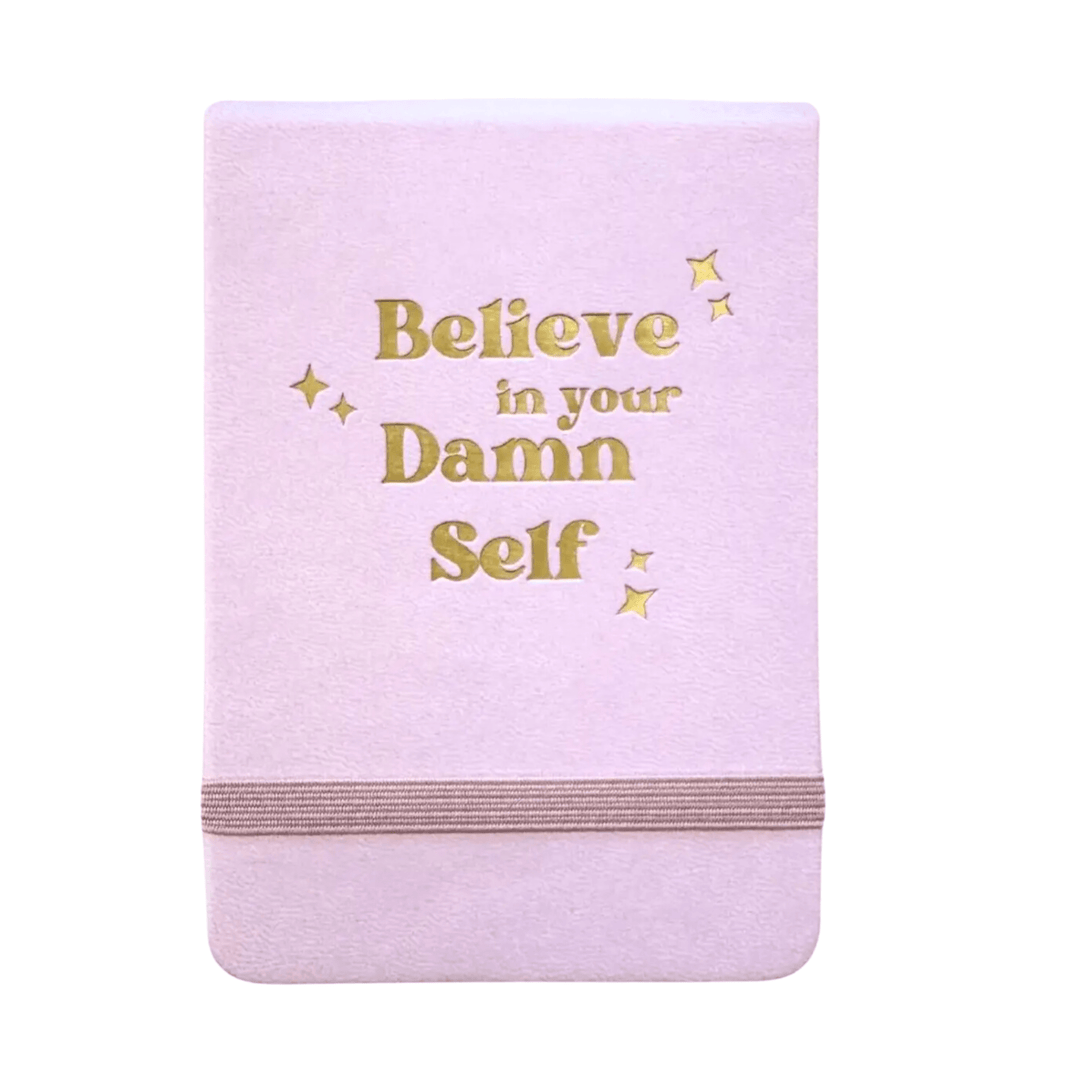Believe In Your Damn Self Leatherette Pocket Journal - Davidson Provision Co.