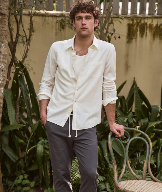 Better-Than-Linen Long Sleeve Shirt - Davidson Provision Co.