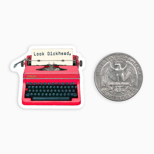 Look Dickhead - Mini Sticker