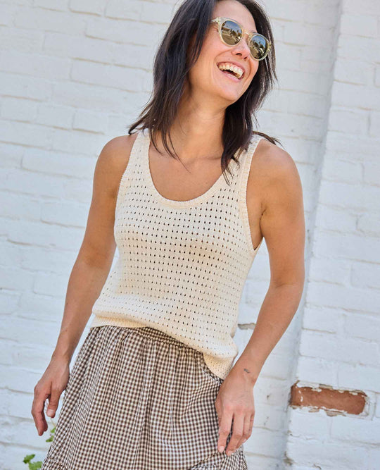 Bianca Pointelle Tank - Davidson Provision Co.
