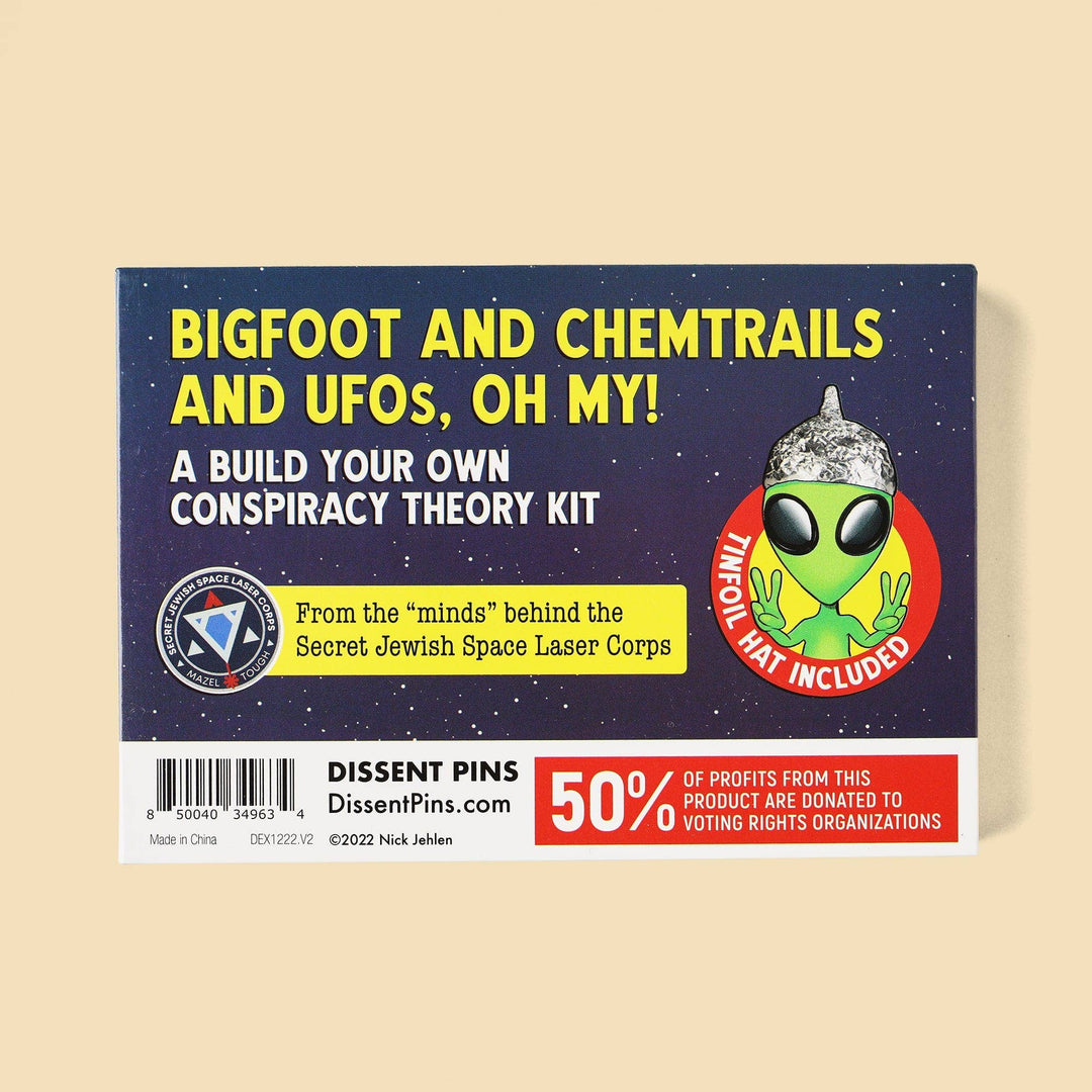 Bigfoot and Chemtrails and UFOs, Oh My! Conspiracy Theory Kit - Davidson Provision Co.