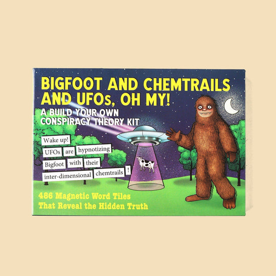 Bigfoot and Chemtrails and UFOs, Oh My! Conspiracy Theory Kit - Davidson Provision Co.