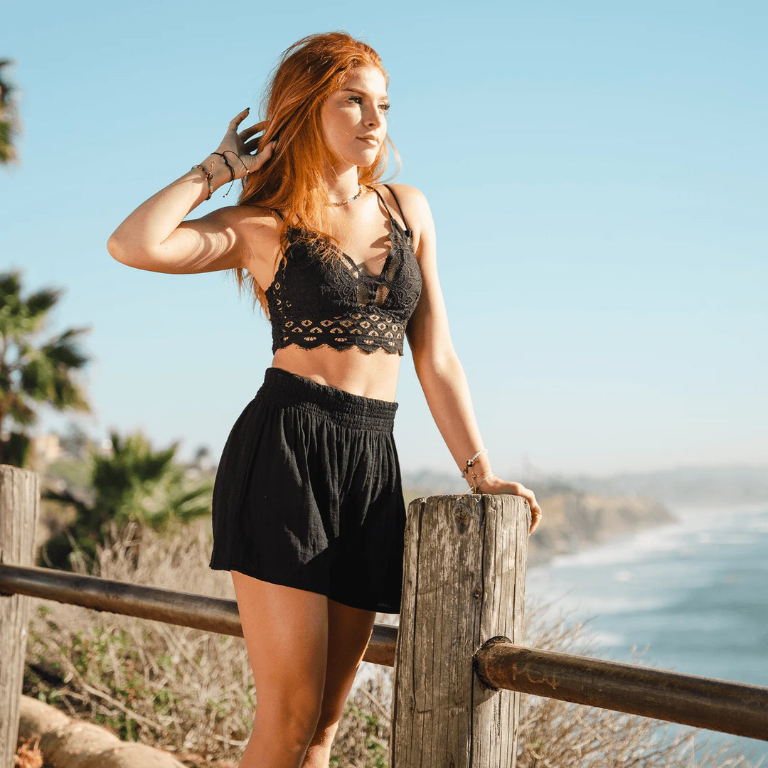 Lotus and Luna Cotton Short