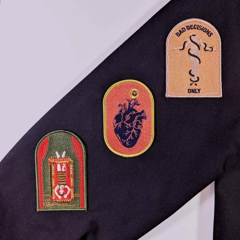 Black Heart Patch - Davidson Provision Co.