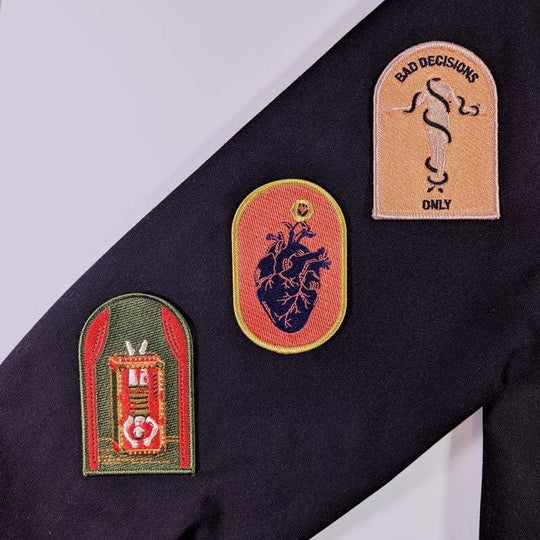 Black Heart Patch - Davidson Provision Co.
