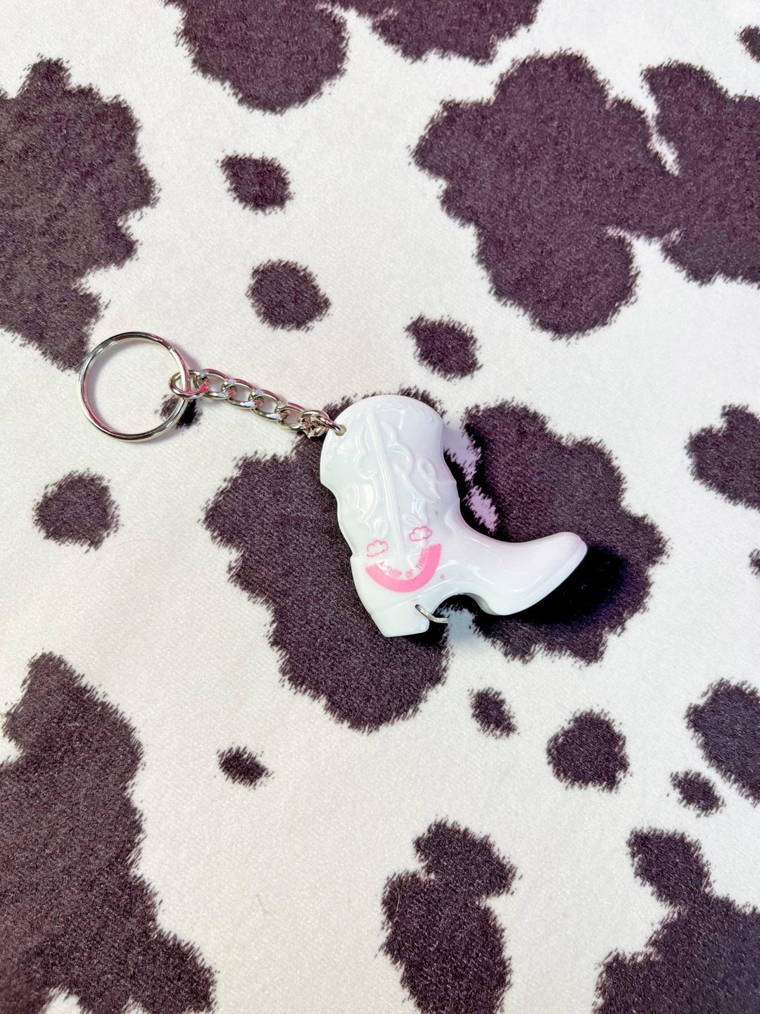 Boot Bottle Opener Keychain- White - Davidson Provision Co.
