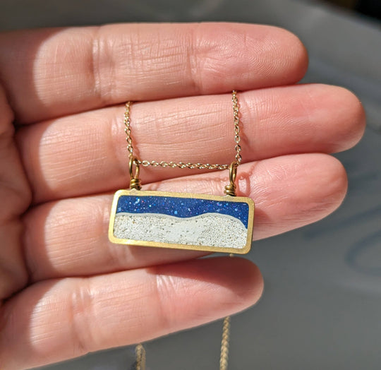 Brass Mini Beach Necklace - Davidson Provision Co.