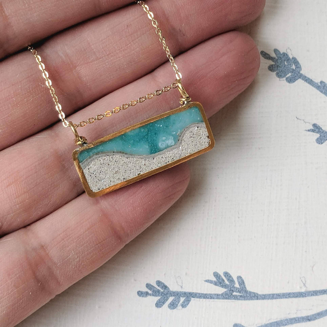 Brass Mini Beach Necklace - Davidson Provision Co.