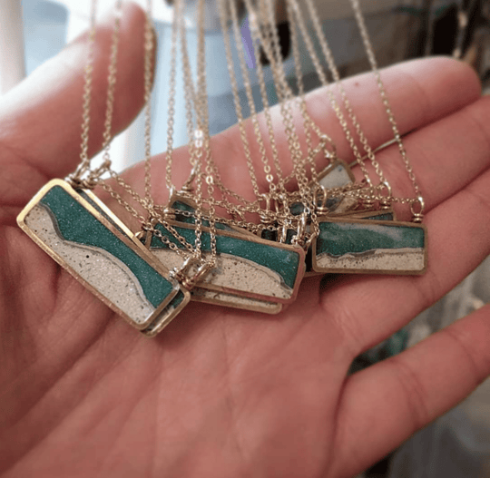 Brass Mini Beach Necklace - Davidson Provision Co.