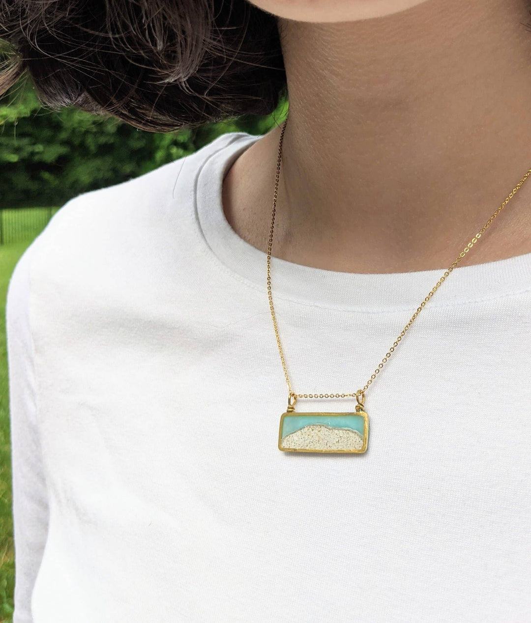 Brass Mini Beach Necklace - Davidson Provision Co.