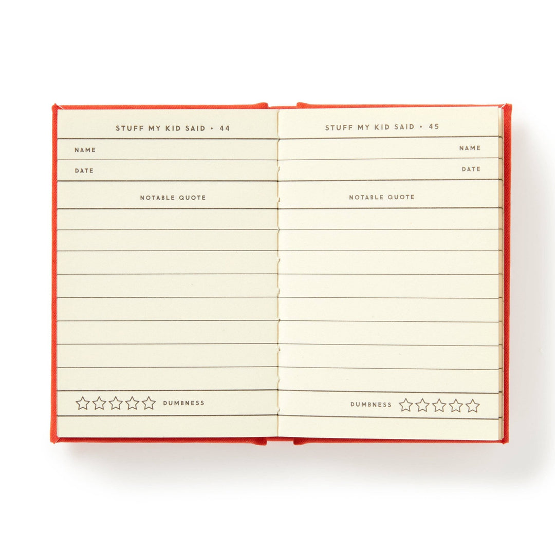 Brass Monkey Dumb Things My Kid Said Tiny Diary - Davidson Provision Co.