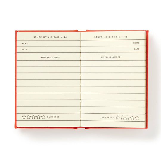 Brass Monkey Dumb Things My Kid Said Tiny Diary - Davidson Provision Co.