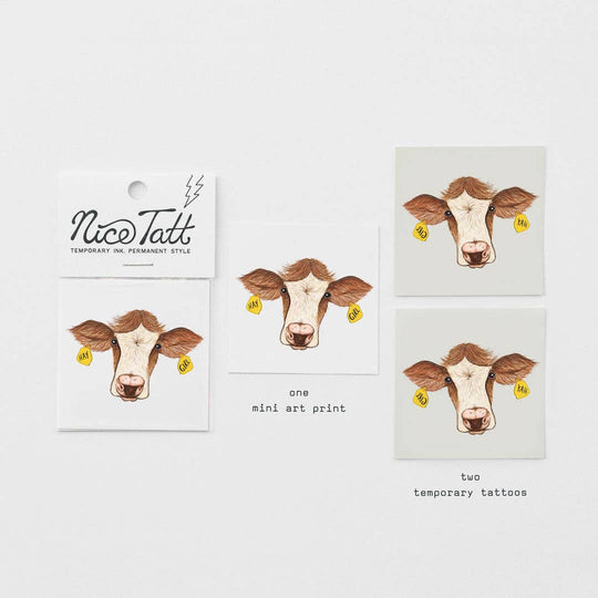 Hay Girl - Temporary Tattoo