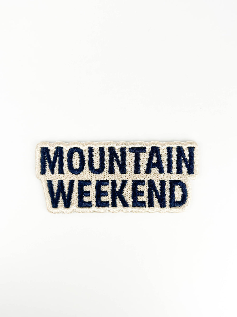 Field Trip Threads - Mountain Weekend Patch Outdoor Adventure Embroidered Iron On