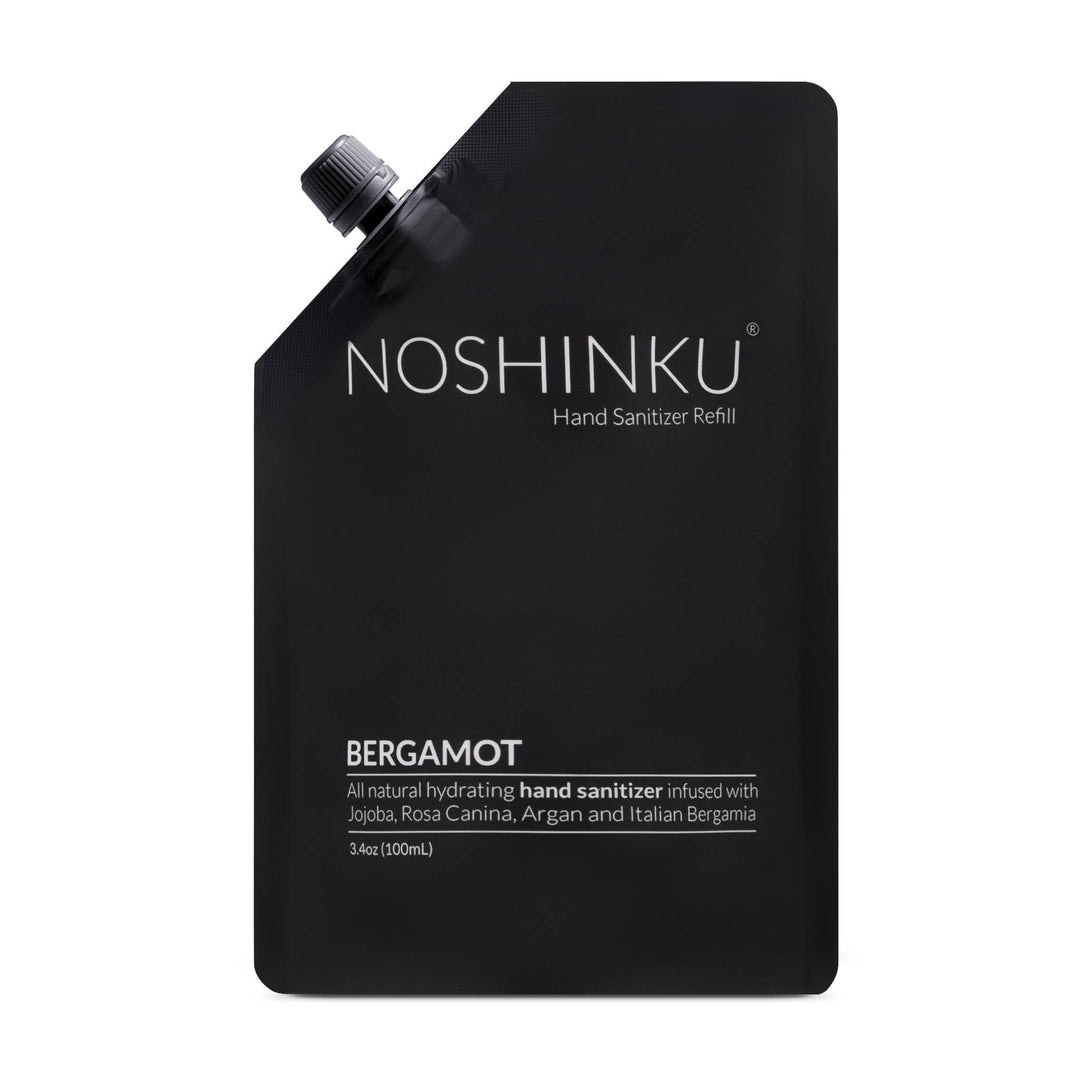 Noshinku - Bergamot & Cedar Nourishing Sanitizer Mini Refill Pouch