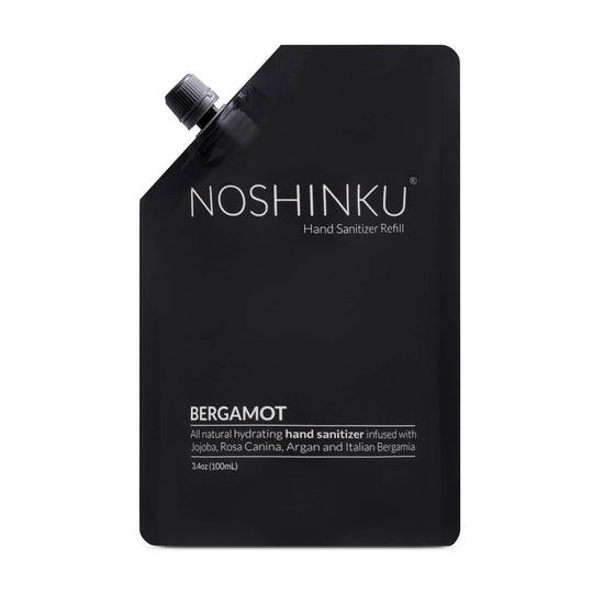 Noshinku - Bergamot & Cedar Nourishing Sanitizer Mini Refill Pouch