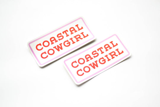 Coastal Cowgirl Vinyl Sticker