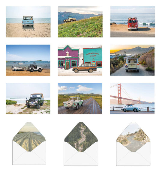 Johnny Vacay - Ride Series Notecard Set