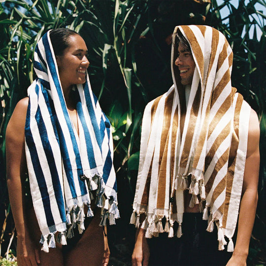 Cabana Fringe Beach Towel - Davidson Provision Co.