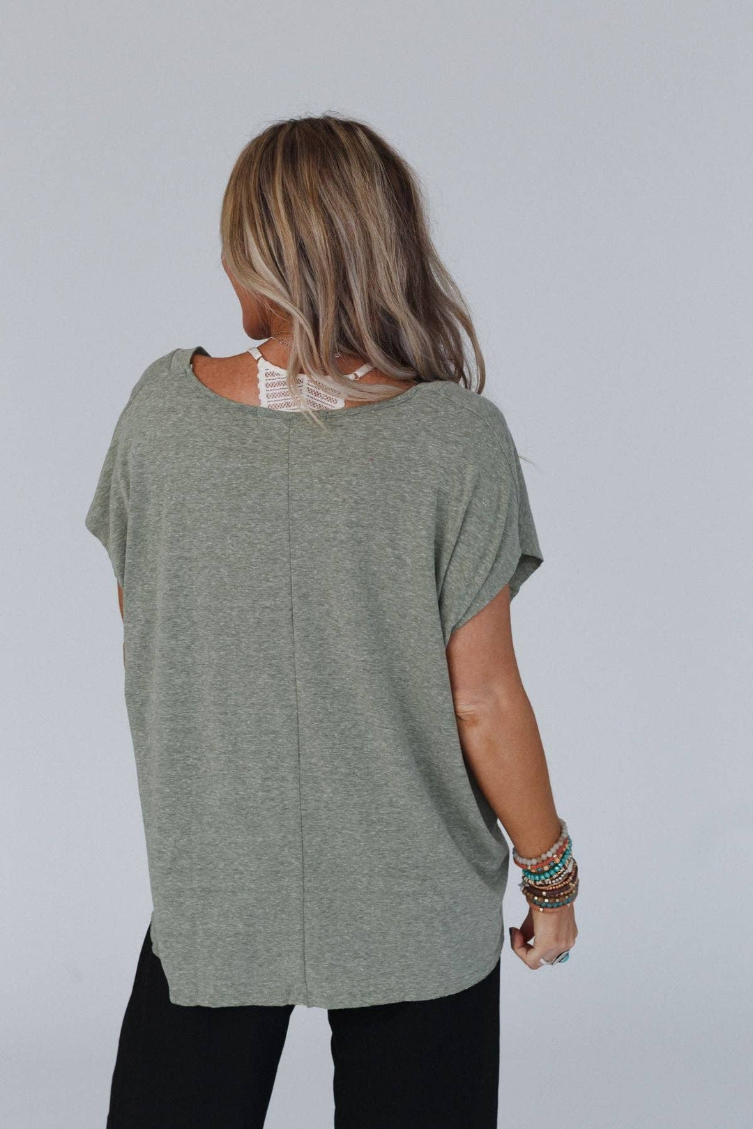 Camden Lace V Neck Top - Davidson Provision Co.