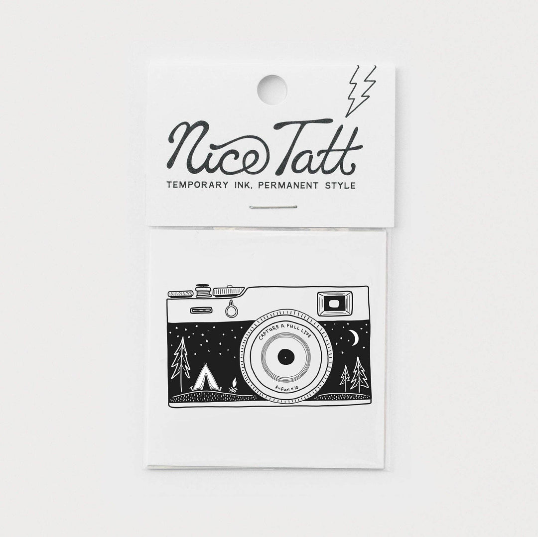 Camera - Temporary Tattoo - Davidson Provision Co.