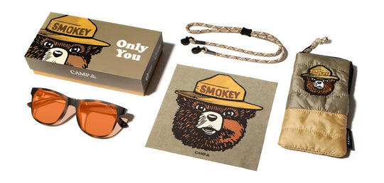 CAMP Eyewear - Smokey Bear x CAMP Trail Sunglasses - Matte Tortoise - Davidson Provision Co.