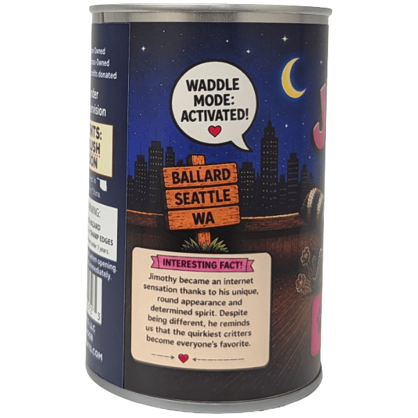 Canned Jimothy the Short Spined Raccoon - Davidson Provision Co.
