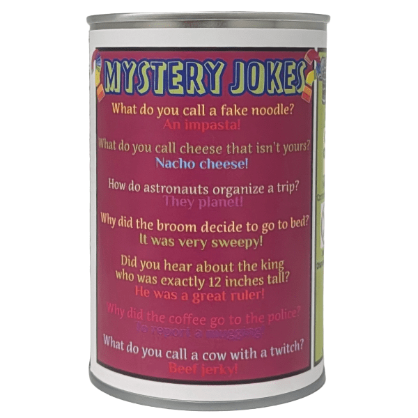 Canned Mystery | Unknown Random Plush w/Jokes - Davidson Provision Co.