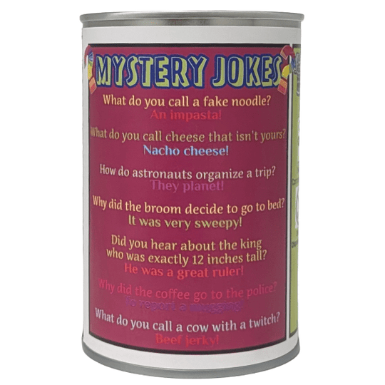 Canned Mystery | Unknown Random Plush w/Jokes - Davidson Provision Co.