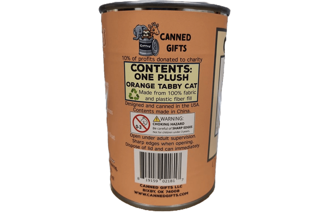 Canned Orange Tabby Cat - Davidson Provision Co.